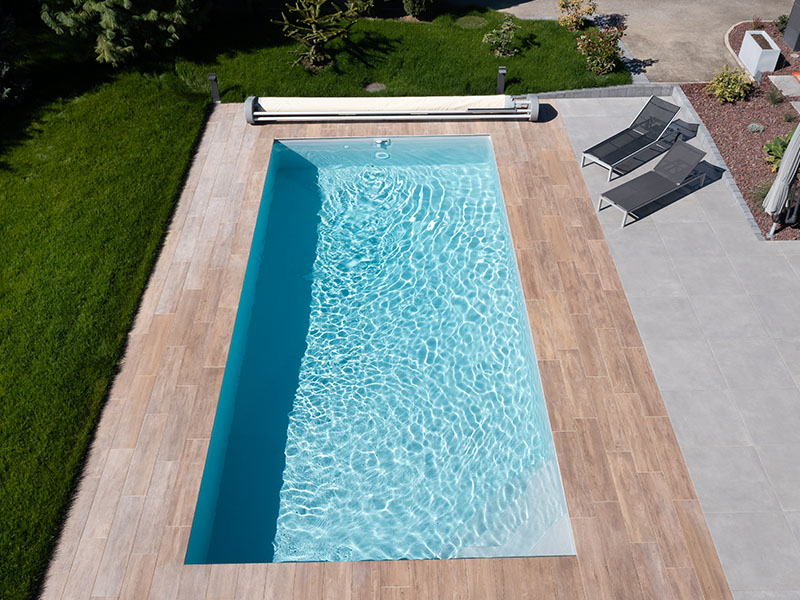 Swimming Pool selbst bauen Schritt 6